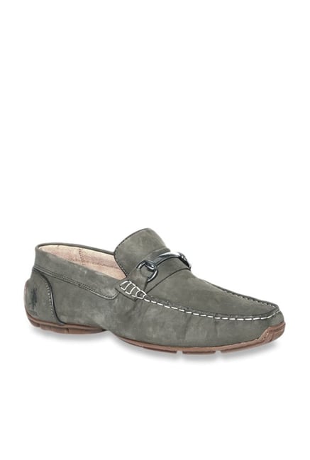 U S Polo Assn U.S. Polo Assn. Men's Hebbar Olive Loafers