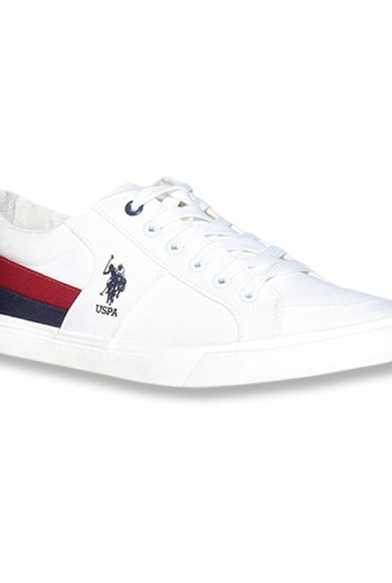 U.S. Polo Assn. Clarkin White Sneakers 
