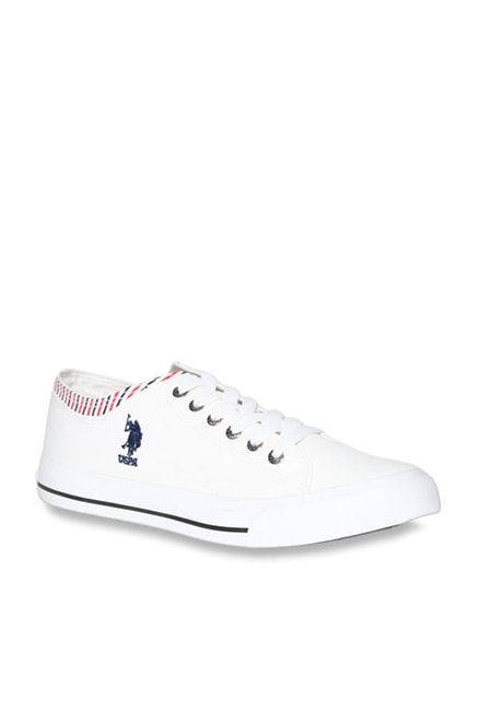 U.S. Polo Assn. Logan White Sneakers 