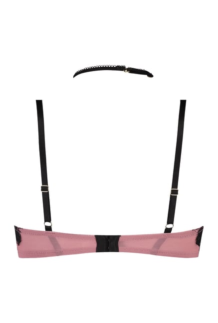 Buy Hunkemoller Black Under Wired Padded Demi Cup Bra for Women Online @  Tata CLiQ