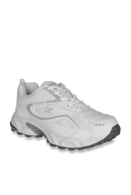 sparx white sports shoes