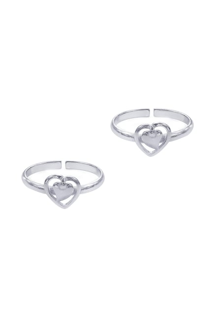 Sparkle Heart Dome Silver Ring – J&CO Jewellery