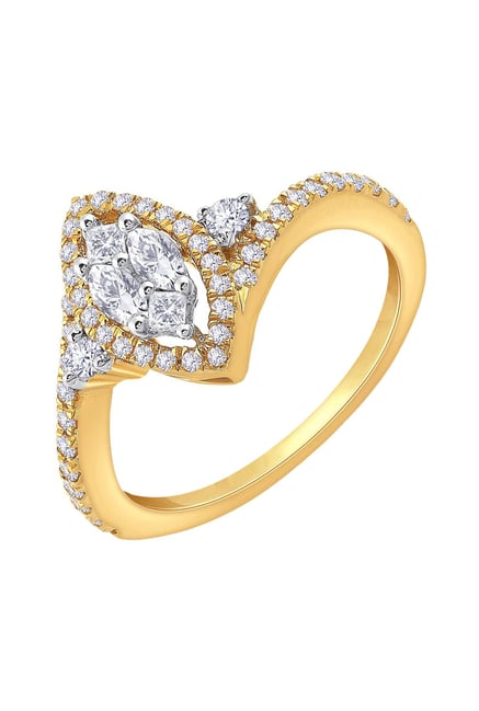 Buy Malabar Gold & Diamonds BIS Hallmark (750) 18k Two Tone diamond Ring  for Men at Amazon.in