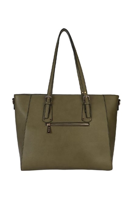 allen solly olive green bag