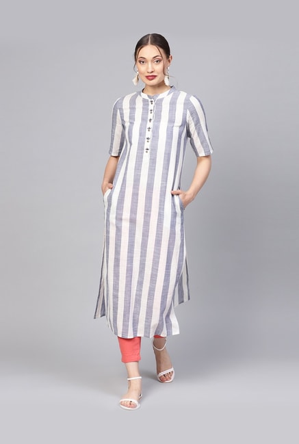 Discover 70+ long striped kurti designs latest