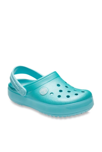 turquoise clogs