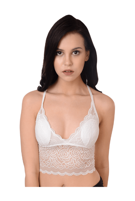 Buy Da Intimo White Non Wired Padded Bralette for Women Online @ Tata CLiQ