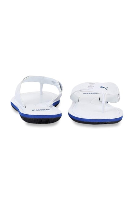 Buy Puma Men White Solid Slip Ons - Flip Flops for Men 9655209 | Myntra