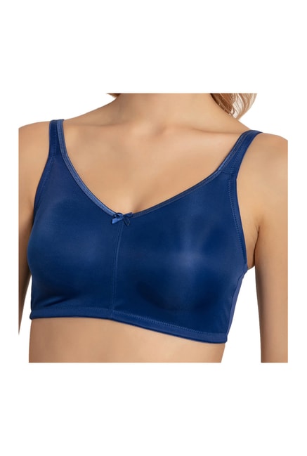 Buy Zivame Blue Non-Wired Non Padded Bra for Women Online @ Tata CLiQ