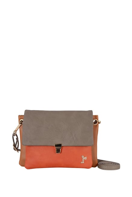 baggit grey sling bag