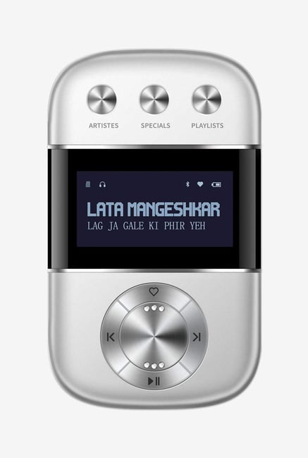 SAREGAMA Carvaan Go SCG110 Digital Audio Player (Quick Silver)