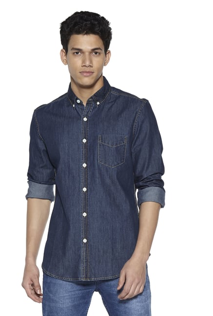 denim shirt men online