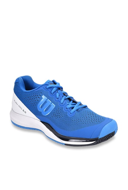 electric blue tennis shoes