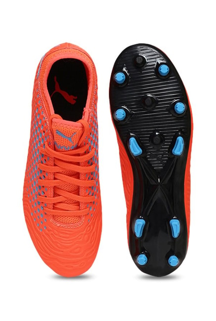 Buy Puma Kids Future 19 4 Fg Ag Jr Orange Blue Football Shoes