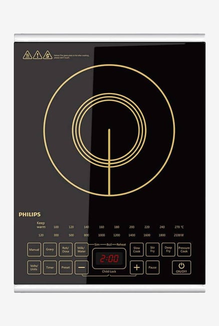 Philips Hd4938 01 2100w Induction Cooktop Black Reviews