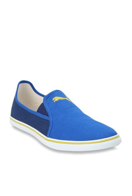 Puma slip store ons blue men