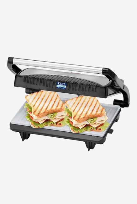 Kent 16025 4 Slice 700W Grill Sandwich Maker (Black)