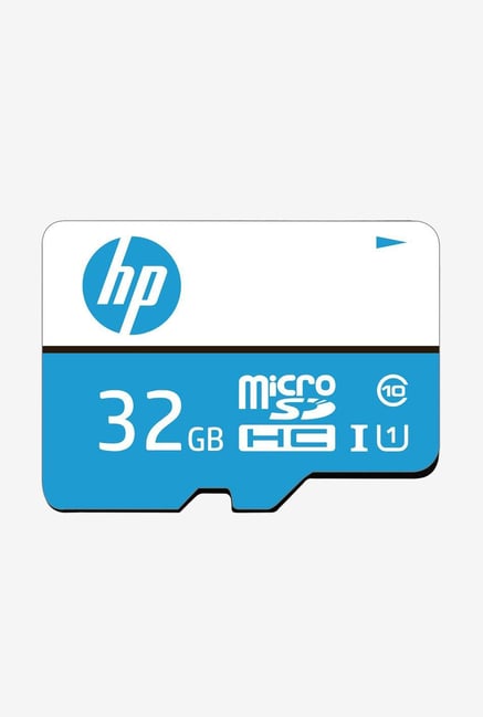 HP U1 TF 32GB Class 10 MicroSD Memory Card with Adapter (Blue)