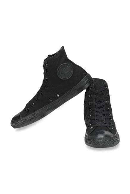 all black ankle converse