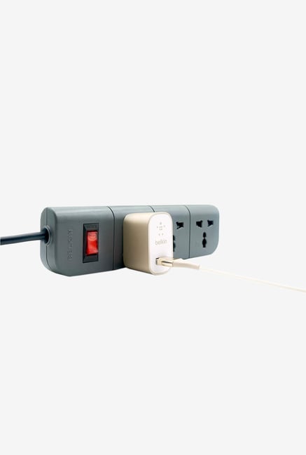 Belkin Essential Series F9E300zb 3 Socket Surge Protector Grey