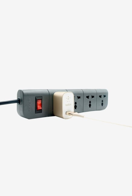 Belkin Essential Series F9E400zb 4 Socket Surge Protector Grey