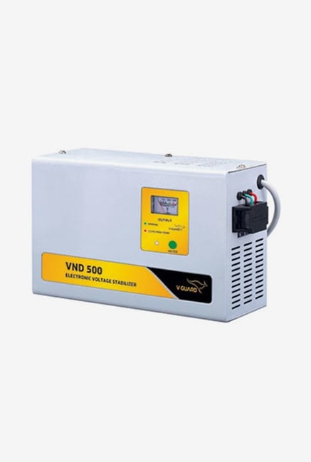V Guard VND 500 Voltage Stabilizer for AC up to 2 Ton Grey