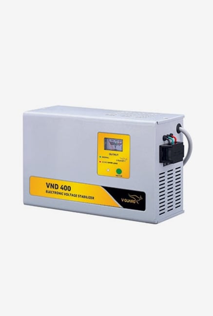 V Guard VND 400 Voltage Stabilizer for AC up to 1.5 Ton Grey