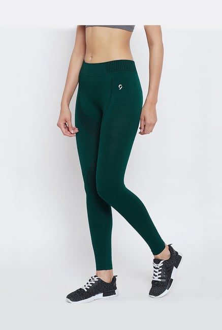 Buy C9 Green Printed Tights for Women Online @ Tata CLiQ