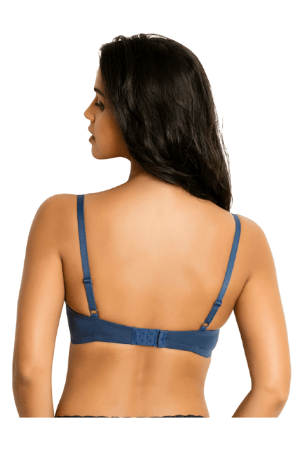 Buy Zivame Blue Under-Wired Padded T-Shirt Bra for Women Online @ Tata CLiQ