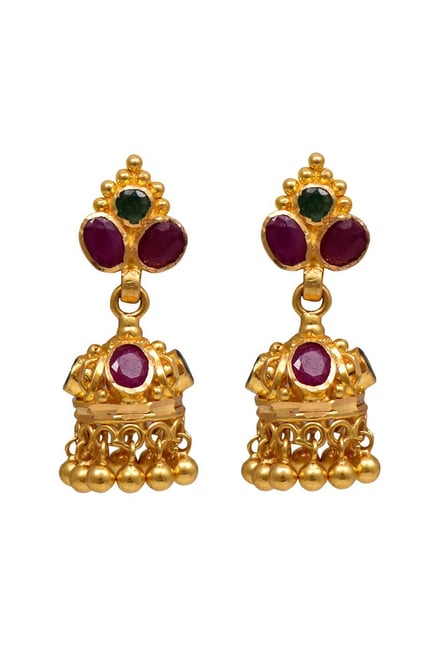 Buy Traditional Wear New Jhumkas Design Gold Guarantee Jhumkas Online