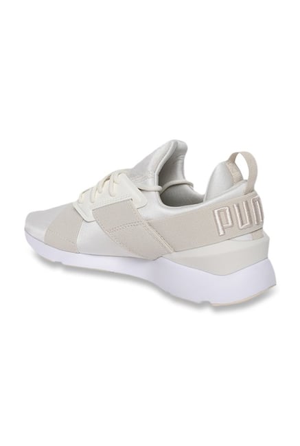 puma muse satin white