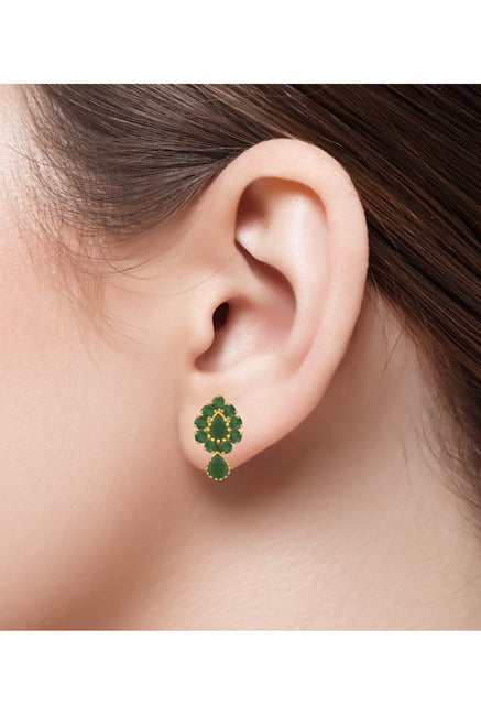 Emerald earrings joyalukkas discount