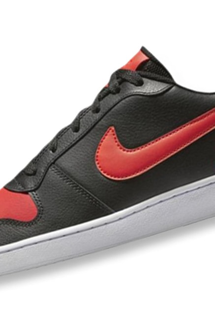 nike black and red sneakers