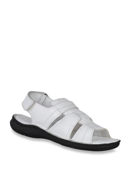 Buy Woodland White Back Strap Sandals 