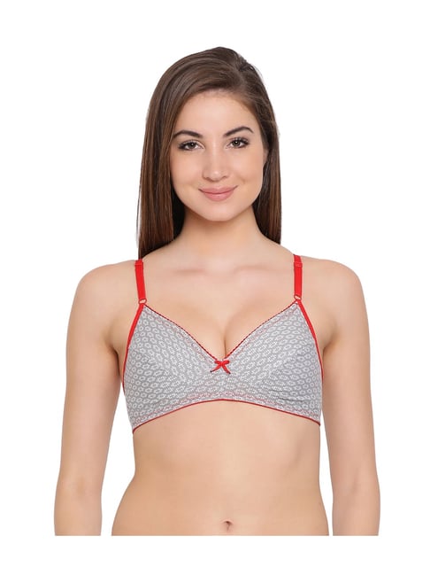 Buy Clovia Grey Full Coverage Non-Wired Bra for Women's Online @ Tata CLiQ