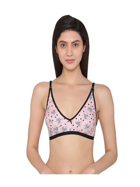 Buy Clovia Light Pink Non-padded Bra for Women Online @ Tata CLiQ
