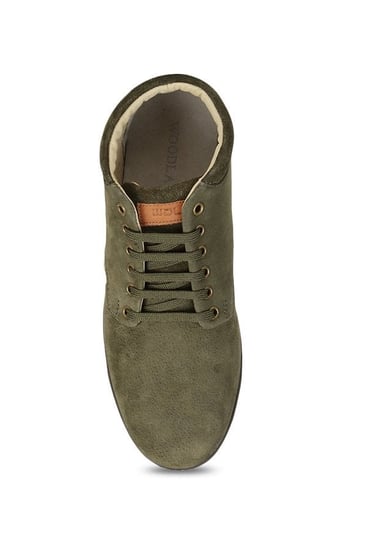 woodland olive derby boots