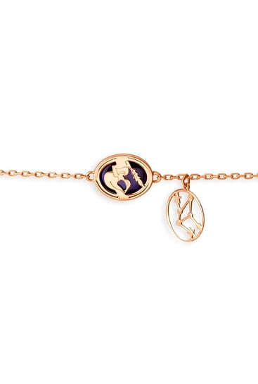 mia birthstone bracelet aquarius