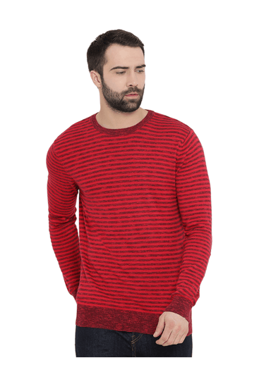 of Benetton Red Cotton Sweater 