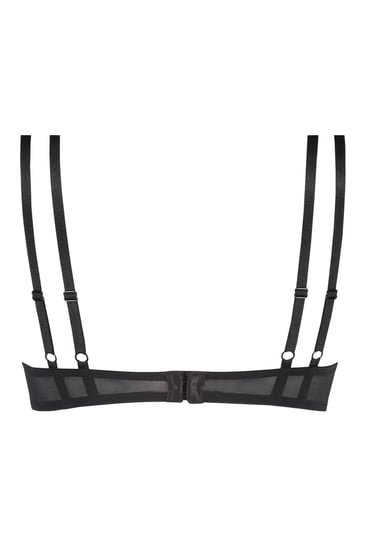 Buy Hunkemoller Black Under Wired Padded Demi Cup Bra for Women Online @  Tata CLiQ