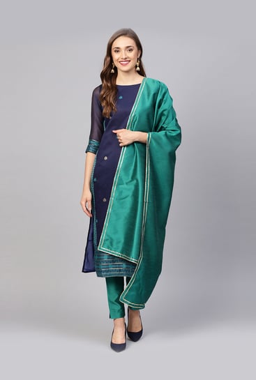 Pure Comfort Stitched Ladies Designer Cotton Pant Suit, Handwash at Rs 500  in Jaipur