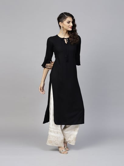 libas black kurti