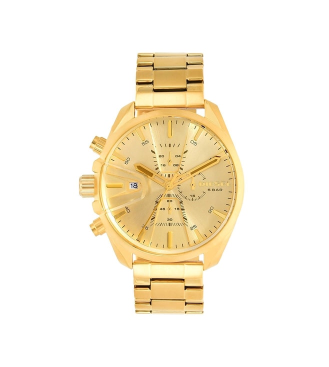 Buy Diesel DZ4475I Gold Analog Watch For Men for Men Online @ Tata CLiQ  Luxury