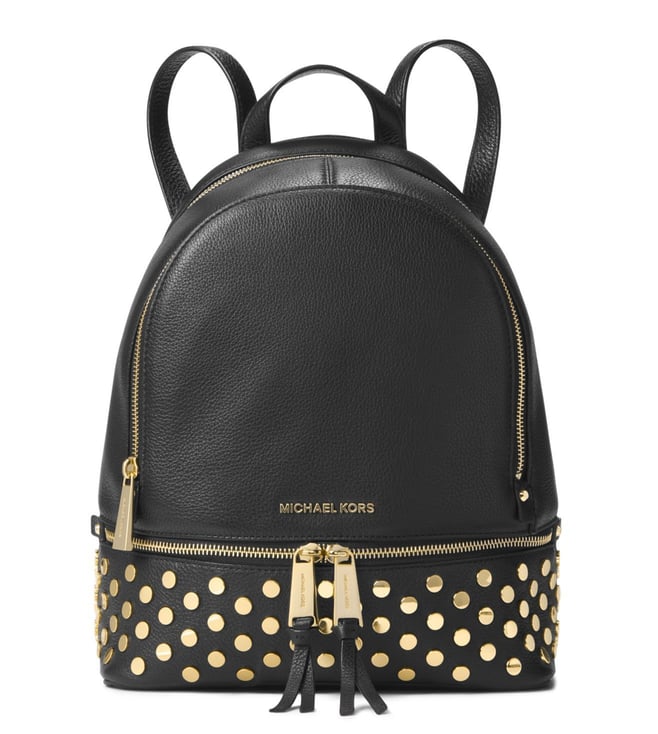 Michael kors rhea medium backpack black deals