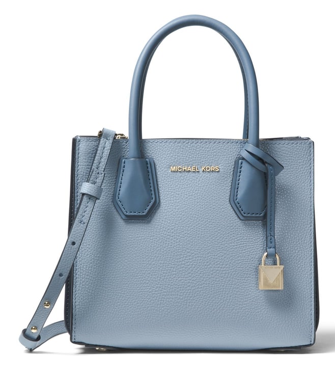 michael kors pale blue crossbody bag