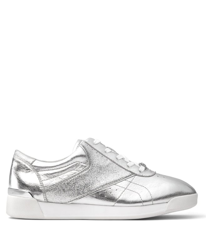 Buy MICHAEL Michael Kors Silver Addie Sneakers only at Tata CLiQ Luxury