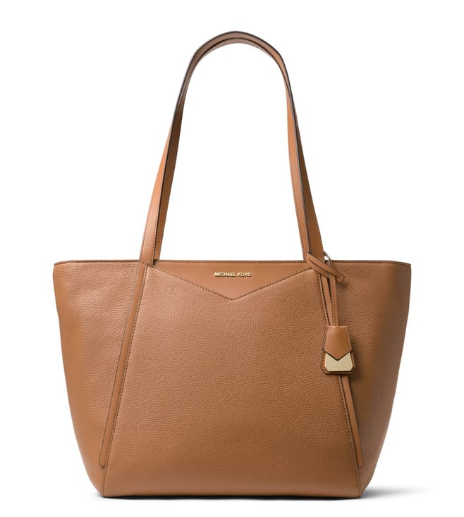 whitney large leather tote