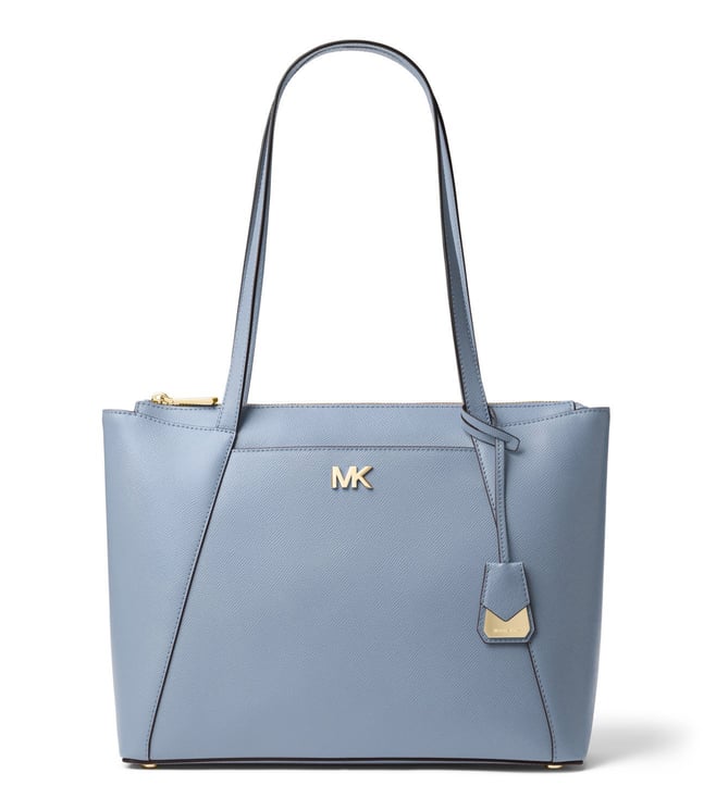 Buy MICHAEL Michael Kors Pale Blue Maddie Medium Tote for Women Online Tata CLiQ Luxury