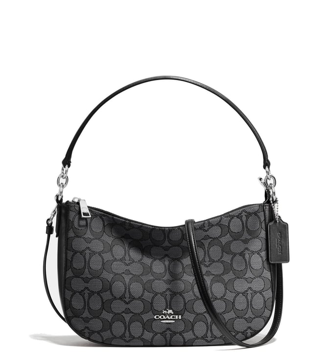 Coach Black Leather Chelsea Cross Body Bag