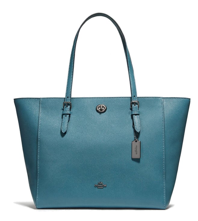 coach turnlock tote
